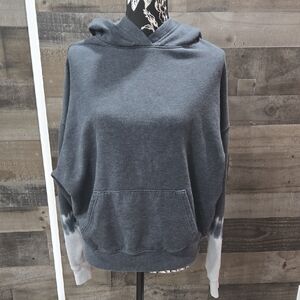 PINK Victoria's Secret Black and White Hoodie